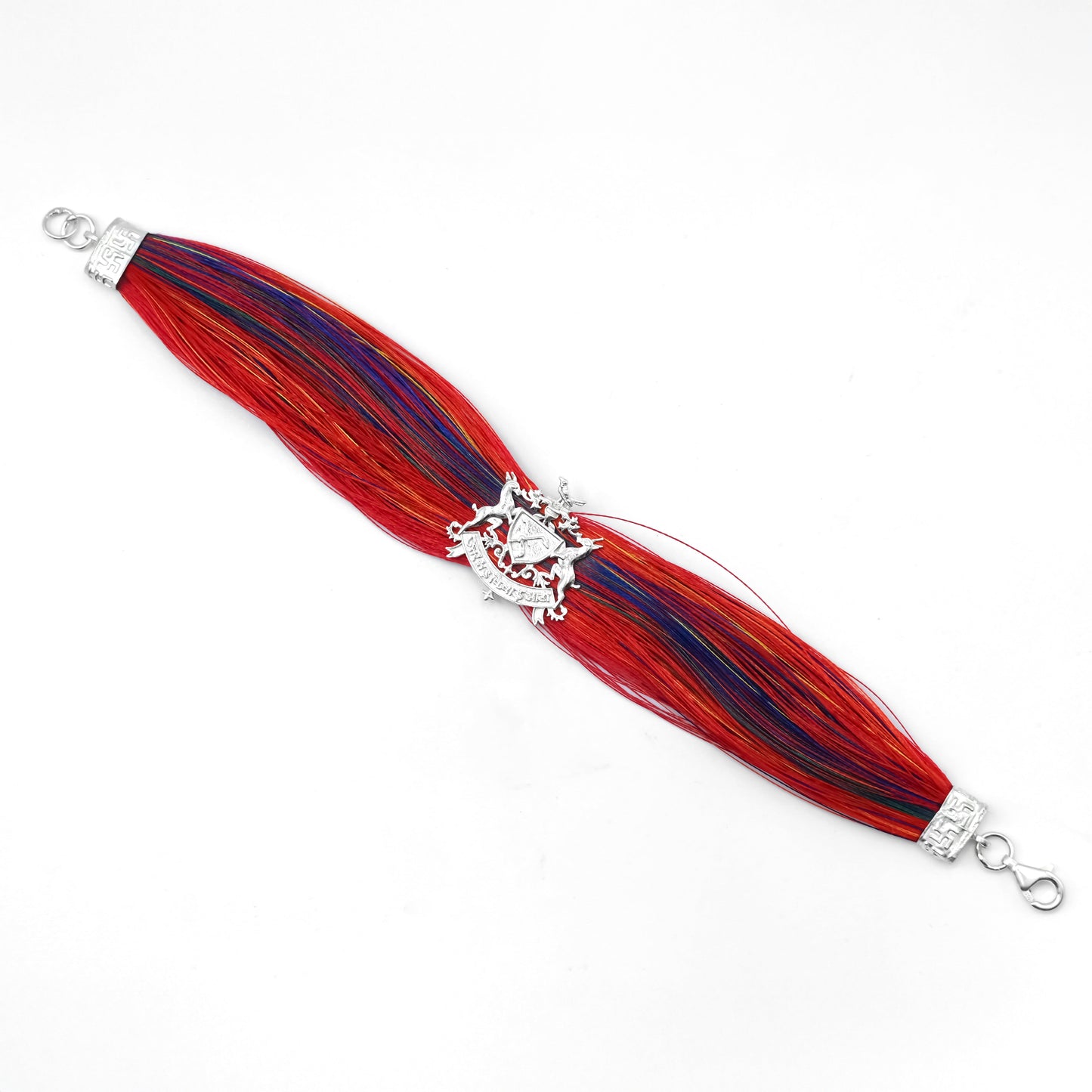 Traditional Silver Moli Dhaga with Horse and Shield Motif