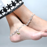 Load image into Gallery viewer, Silver Anklet with Distinct Square Shape and Modern Flair