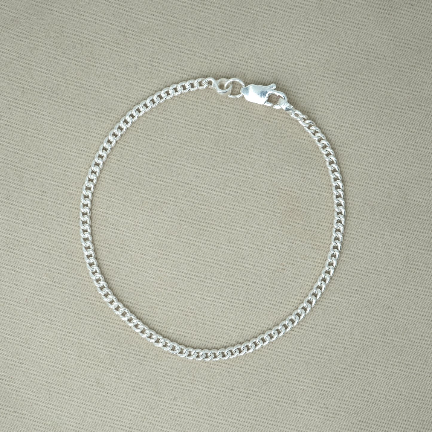 Elegant Silver Chain Bracelet for Men & Women