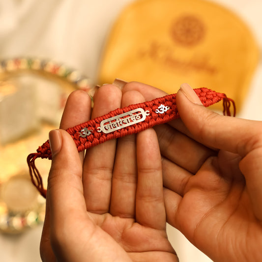 Savariya Seth Silver Rakhi