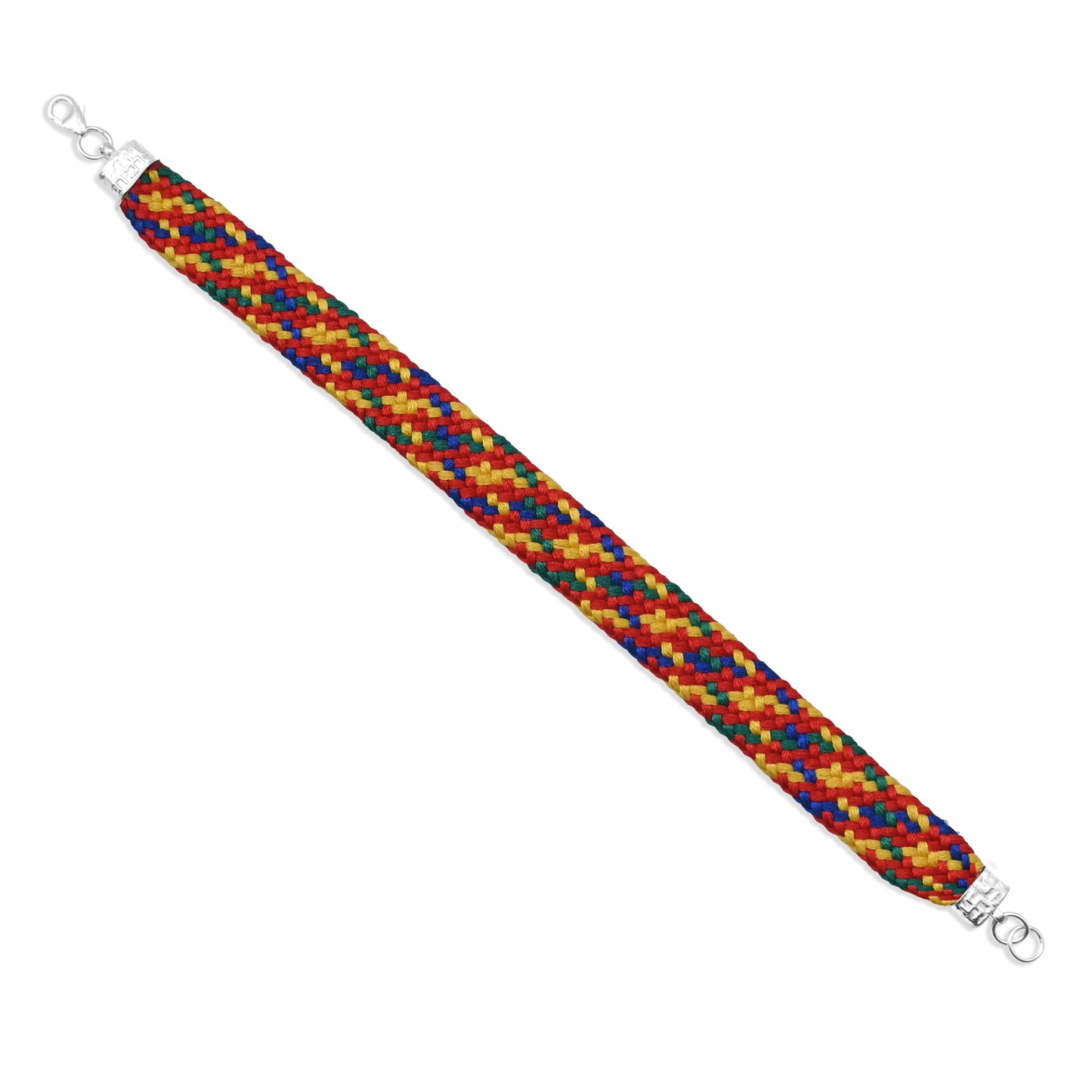 Beautiful Multi-Color Silver Dhaga Moli Bracelet for Fashion