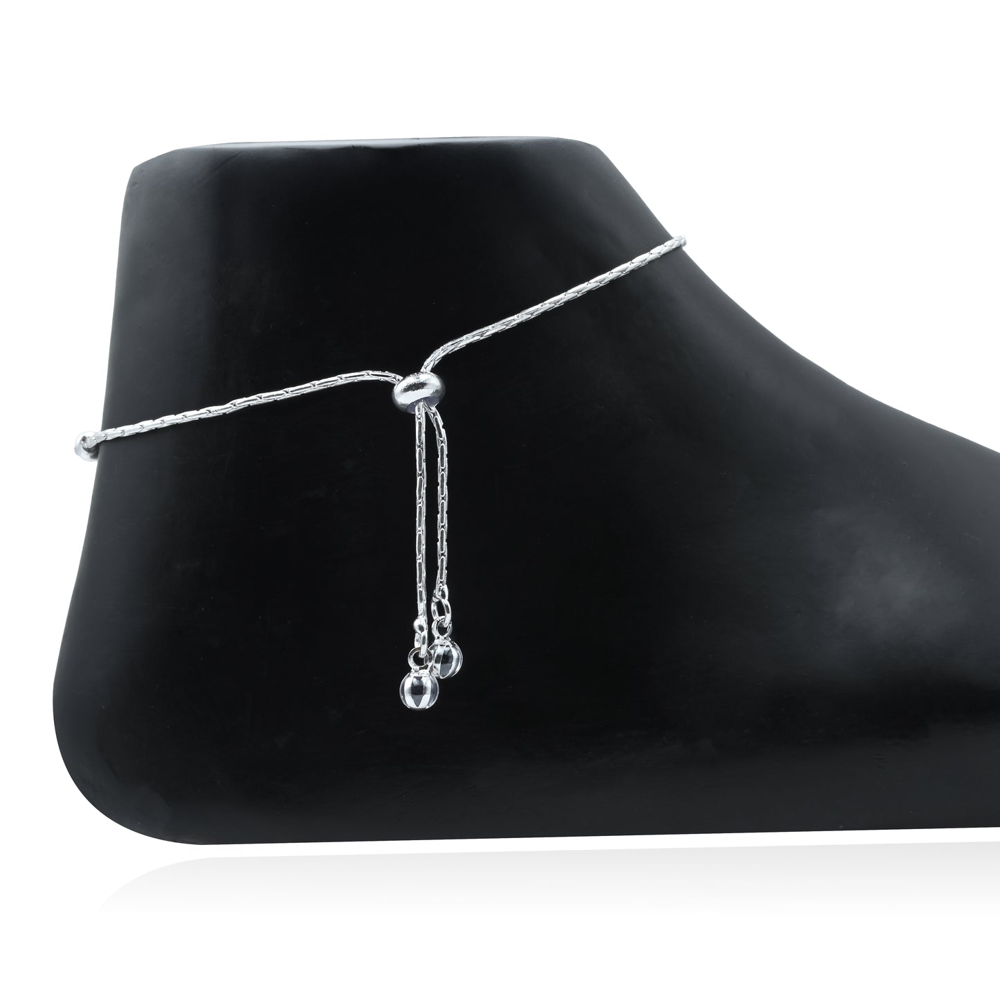Traditional Silver Anklet for Women – Elegant, Premium Design for Fashion
