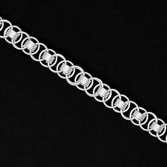 Handcrafted Silver Chain Bracelet for Boys – Trendy and Durable
