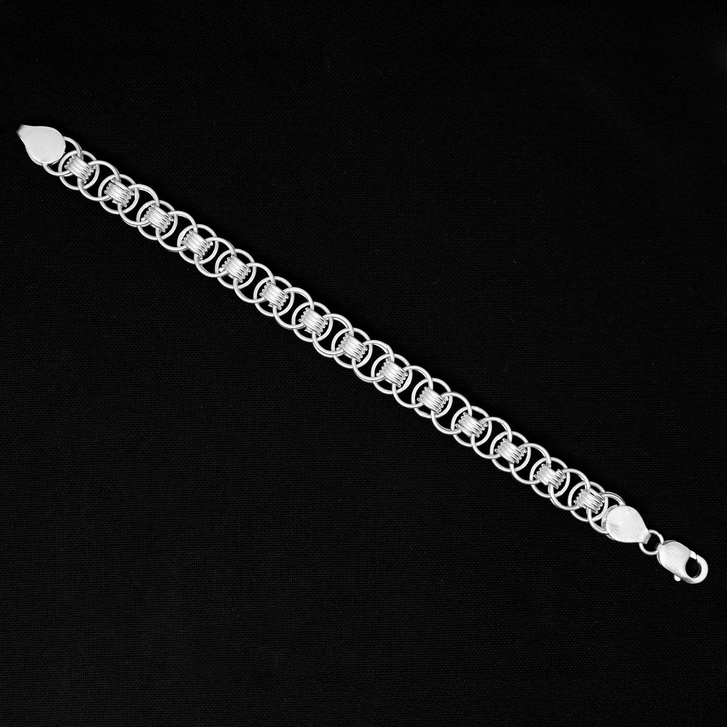 Handcrafted Silver Chain Bracelet for Boys – Trendy and Durable