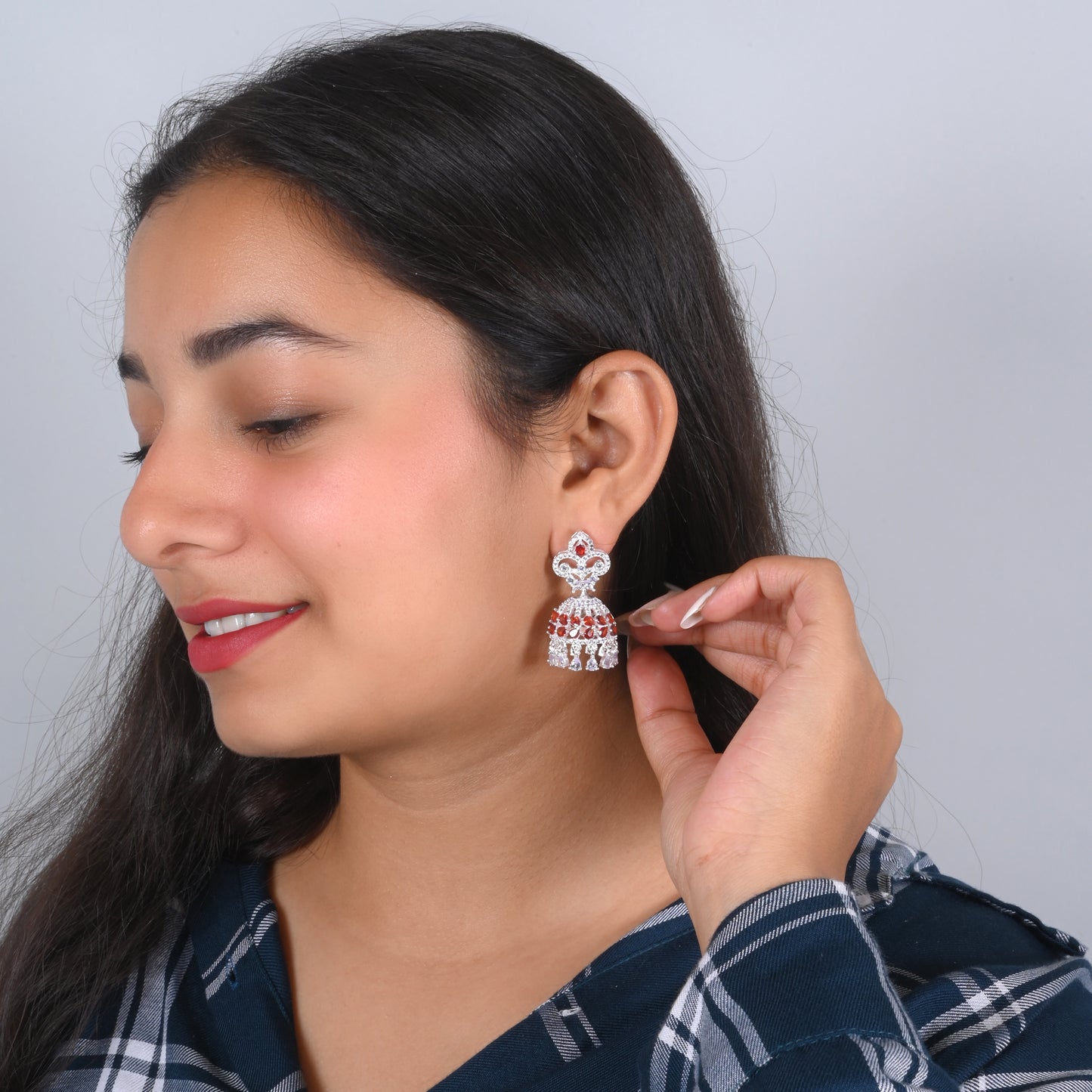 Stylish Silver Jhumka Earrings for Timeless Elegance