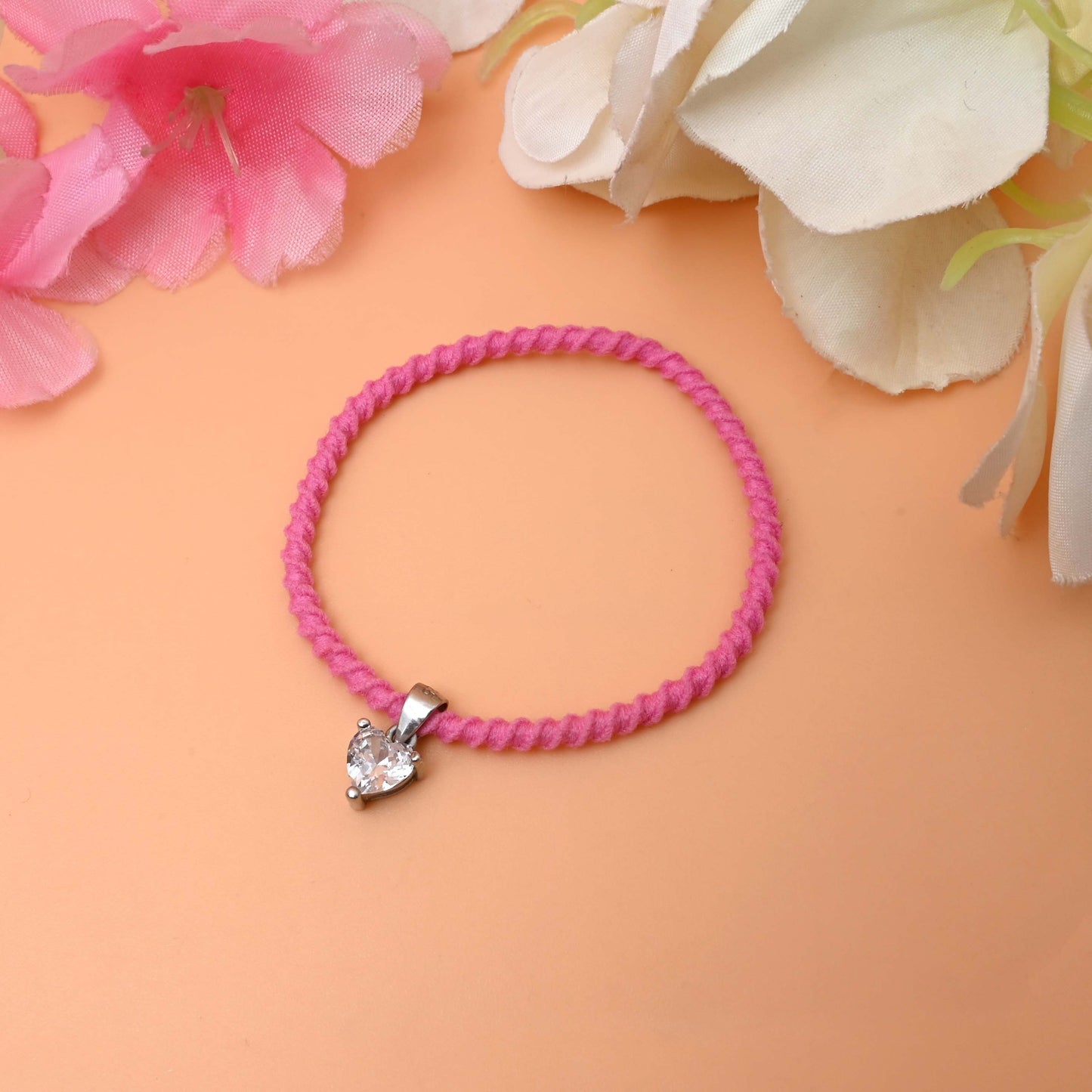 A Bracelet adorned with a heart charm