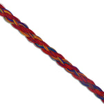 Load image into Gallery viewer, Chic silver moli bracelet with colorful threads, perfect for adding a pop of color to any outfit