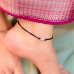 Load image into Gallery viewer, Dhaga Payal with Silver Buds – Elegant, Comfortable & Fashion-Forward.