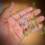 Load image into Gallery viewer, Divine Om Namah Shivaya Silver Pendant for Spiritual Blessings and Protection.