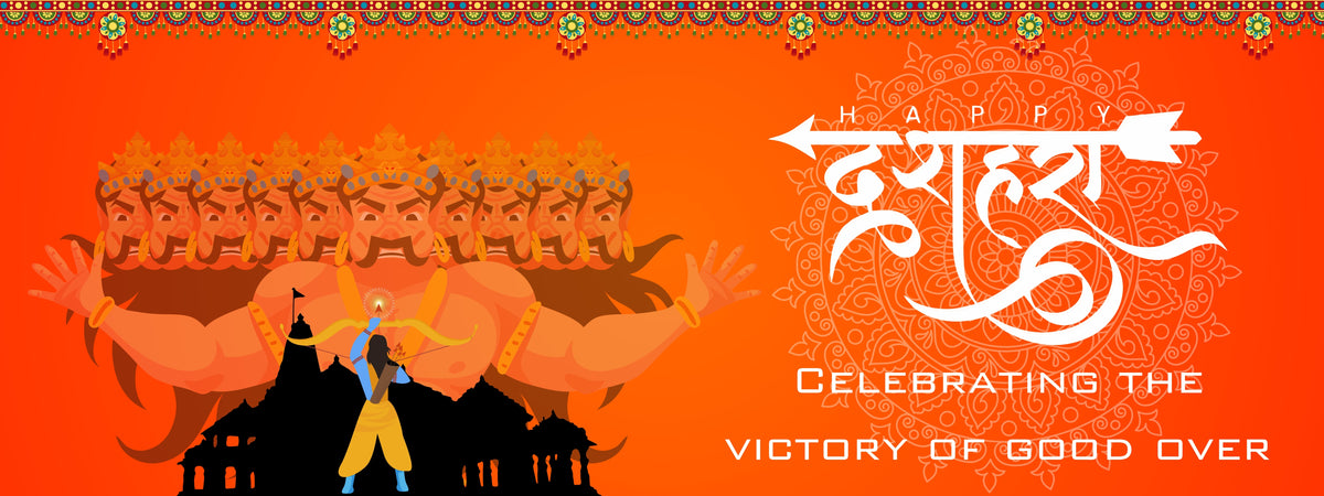 Shine of silver on the glorious dussehra