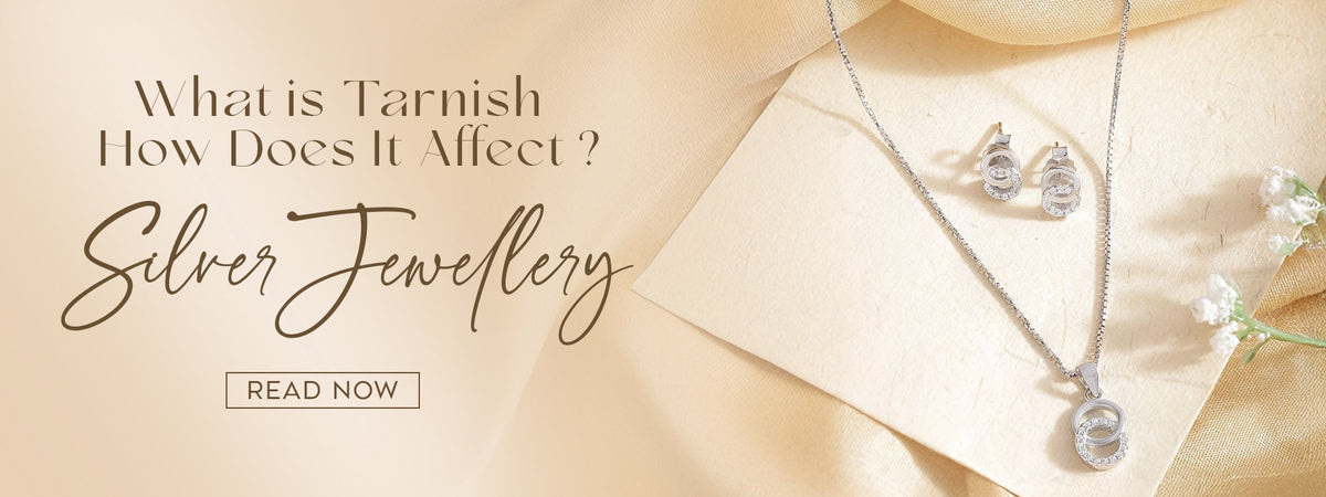 What is tarnish and how does it affect silver jewellery?