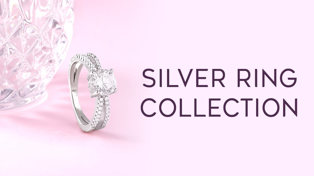 Silver rings collection