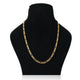 Silver chain with gold plating and a simple design, ideal for boys.