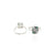 Beautifully crafted silver toe rings showcasing a sophisticated green stone design.