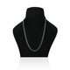 Silver chain with whimsical charm details, stylish for boys.