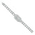 Elegant 925 sterling silver bracelet featuring star motifs for boys.