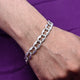 925 sterling silver chain bracelet with a classic design.