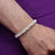 Elegant 925 sterling silver bracelet featuring a robust chain link style.