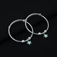 Stylish sterling silver kada adorned with starfish design for boys.