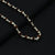 Elegant sterling silver chain featuring Rudraksha beads, ideal for men.