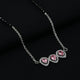 Elegant silver mangalsutra ideal for celebrating special moments.