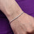 Men's bracelet featuring a sleek sterling silver snake chain.