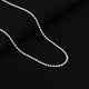 Elegant silver chain featuring a trendy aura pattern for boys.