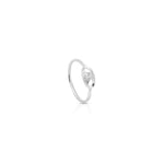 Load image into Gallery viewer, Elegant Silver Infinity Ring Design

