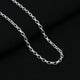 Exclusive silver chain with wide, heavy links, ideal for him.