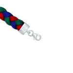 Load image into Gallery viewer, Timeless silver moli for boys with a striking red and green thread pattern for a unique style
