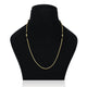 Classic box design gold-plated silver chain, tailored for boys.