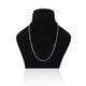 Elegant silver chain with a classic design, perfect for mingling.