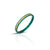 Elegant gold bangle featuring a distinct dark green pattern.