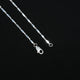 Sophisticated silver chain showcasing a 'Treasured Dreams' pattern, perfect for boys.