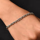 Silver bracelet with a classical design, perfect for girls.