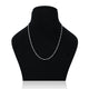 Sterling silver chain featuring bead design, perfect for boys.