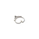 Elegant traditional nose ring in silver