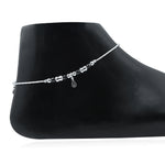 Load image into Gallery viewer, Beautiful Silver Buds on Lightweight Anklet – Stylish and Elegant Look
