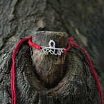Load image into Gallery viewer, Kanha’s Grace Silver Rakhi
