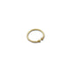 Elegant gold nose ring with traditional design