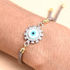 Silver Evileye Bracelet