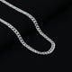 Elegant silver chain featuring round kadi pattern, ideal for boys.