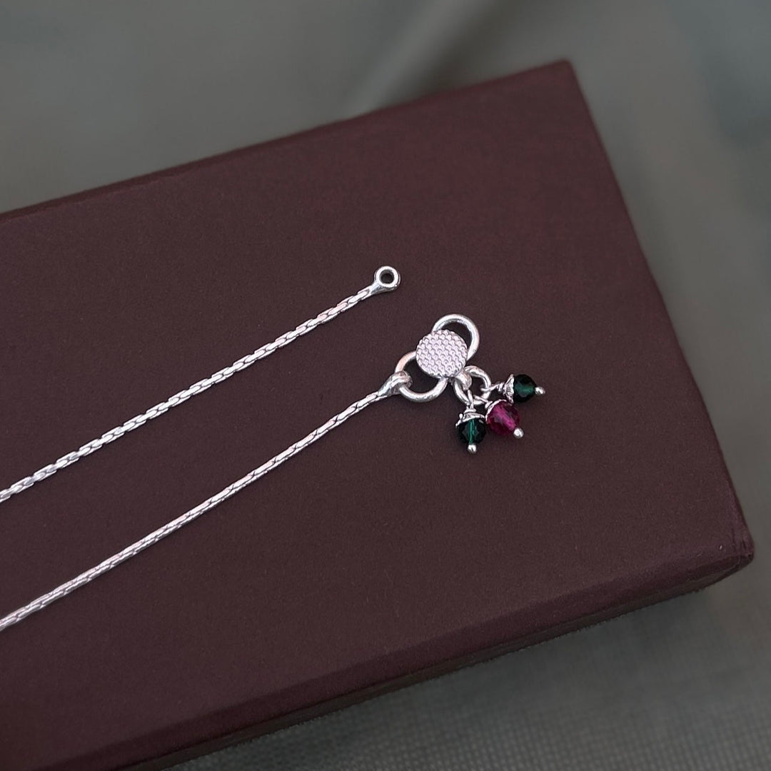 Elegant Premium Silver Anklet for Comfortable All-Day Wear