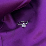 Load image into Gallery viewer, Drop-Shaped Stone Silver Ring
