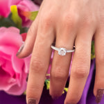 Load image into Gallery viewer, Silver Ring with Semi-Precious Stone
