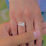 Load image into Gallery viewer, 925 Sterling Silver Butterfly Ring Elegant Women’s Jewelry
