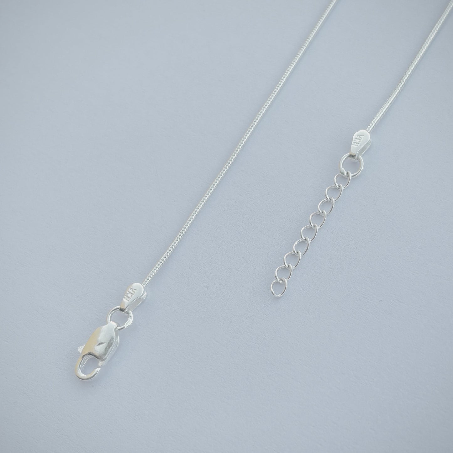 Simple Silver Anklet with Moti Accent