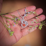 Load image into Gallery viewer, Divine Om Namah Shivaya Silver Pendant for Spiritual Blessings and Protection.
