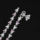 Trendy silver anklet with eye-catching butterfly designs, ideal for special occasions.