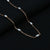 Elegant sterling silver chain featuring connecting links and subtle silver beads.